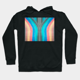 Stripes Symmetry Abstract Art Hoodie